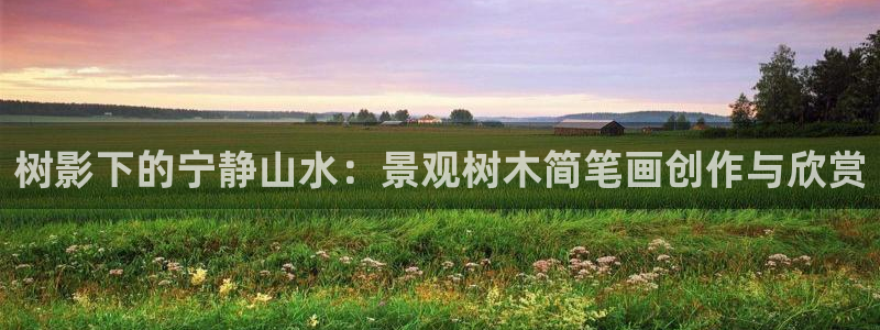 卧龙娱乐登录：树影下的宁静山水：景观树木简笔画创作与欣赏