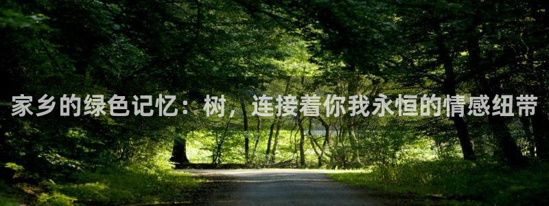 卧龙娱乐开户:家乡的绿色记忆:树,连接着你我永恒的情感纽带